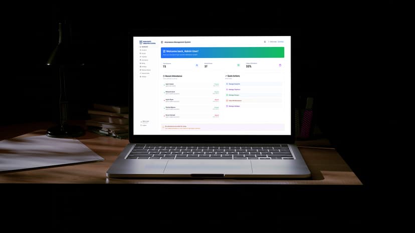 BMOS Attendance Management System – Dashboard UI/UX Design